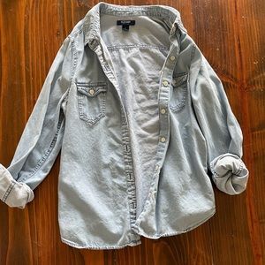 Long sleeve denim shirt